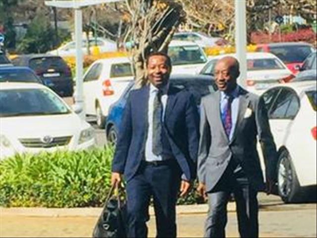 Suspended Moyane Arrives At Media Briefing 