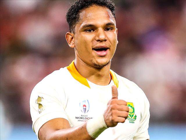 Latest honour for Bok scrumhalf Herschel Jantjies | News Article