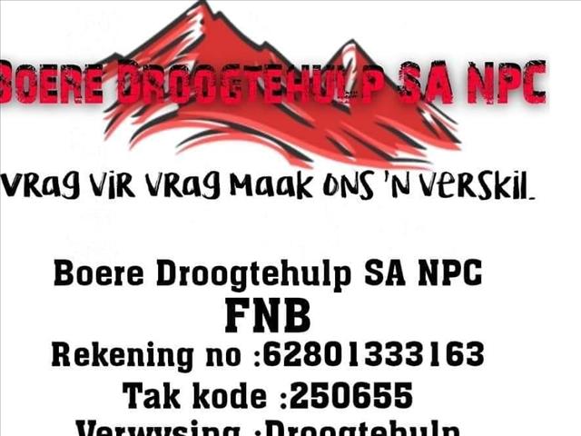 #LandbouHoop: Boeredroogtehulp SA stoom voort met veevoerskenkings in NK | News Article