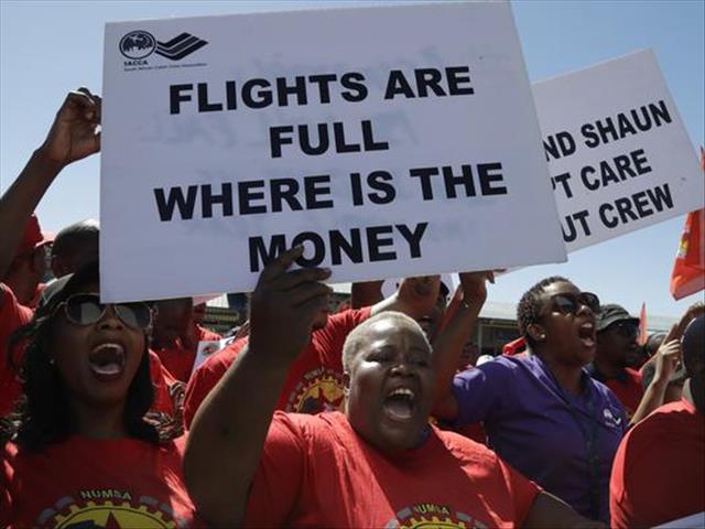 SAA employees paid half their November salaries | News Article