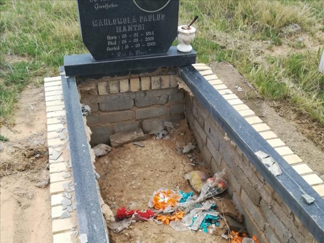 Police looking for suspects who violated Odendaalsrus grave | News Article