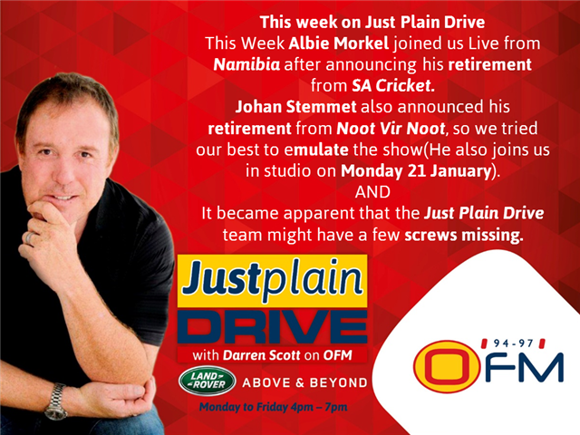 The Best Of Just Plain Drive 14 - 18 January 2019 | News Article