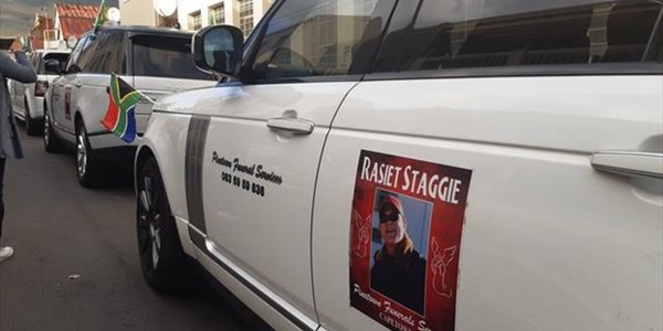 Slain gangster Rashied Staggie to be laid to rest on Saturday Slain gangster Rashied Staggie to be laid to rest on Saturday | News Article