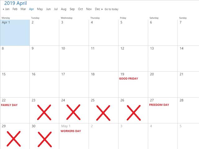 -TBB- How taking 6 days of leave can get you out of the office for 13 days! | News Article