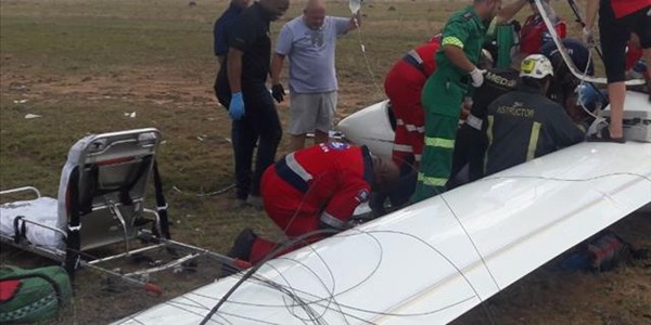 Brit in Bfn glider crash undergoes facial repair | News Article