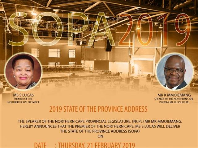 All eyes set on NC #SOPA2019 | News Article