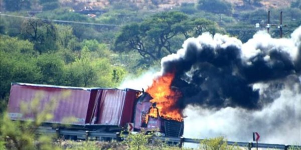WATCH: Olifantshoek protestors loot beer truck, set it alight  | News Article