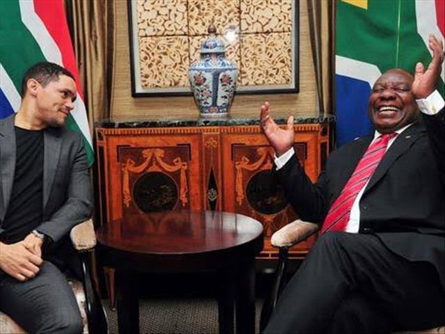 Trevor Noah calls meeting President Ramaphosa 'surreal' | News Article