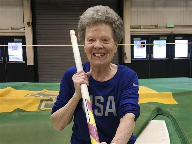 Pole vaulter, 84, sets her sights on more records | News Article