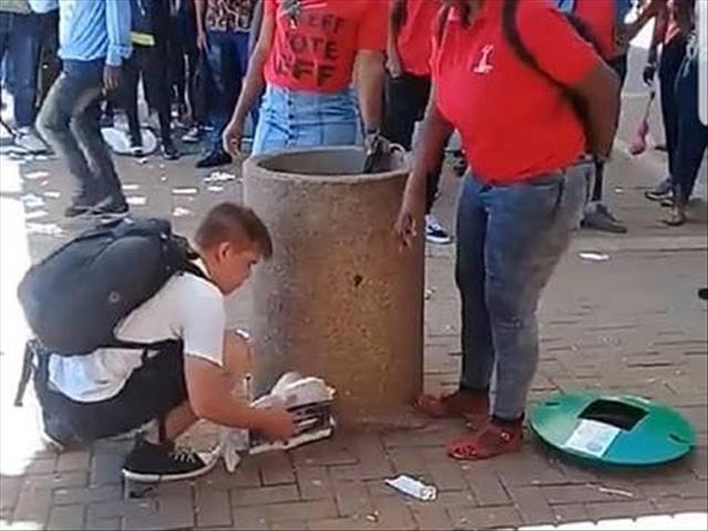 Bfn-student begin inisiatief ná vullis-optellery | News Article