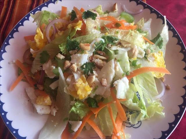 Ilse Cooks the Books: Thai Fried Egg Salad | News Article
