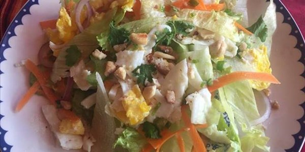 Ilse Cooks the Books: Thai Fried Egg Salad | News Article
