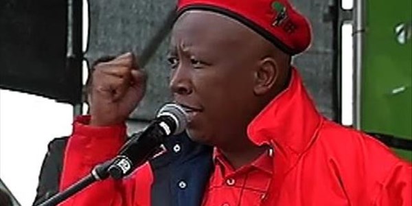 Malema takes EFF campaign to troubled NW ahead of May 8 | News Article