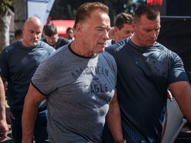 Man who drop-kicked Arnold Schwarzenegger is 'known to the police for orchestrating similar incidents in the past' | News Article
