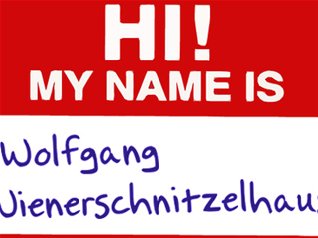 Just Plain Drive: Name ... die lang name!  | News Article