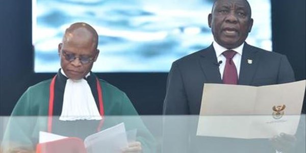 Ramaphosa sworn in as sixth democratically elected President | News Article