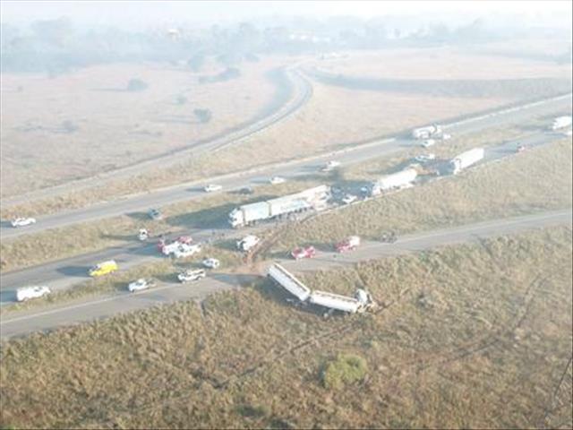 Five injured in nine-vehicle collision in Sasolburg | News Article