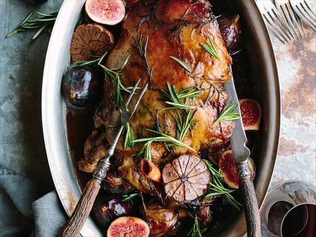 Lamb and Mutton SA - 'Cooking with Lamb': Balsamic leg of lamb with garlic & figs  | News Article