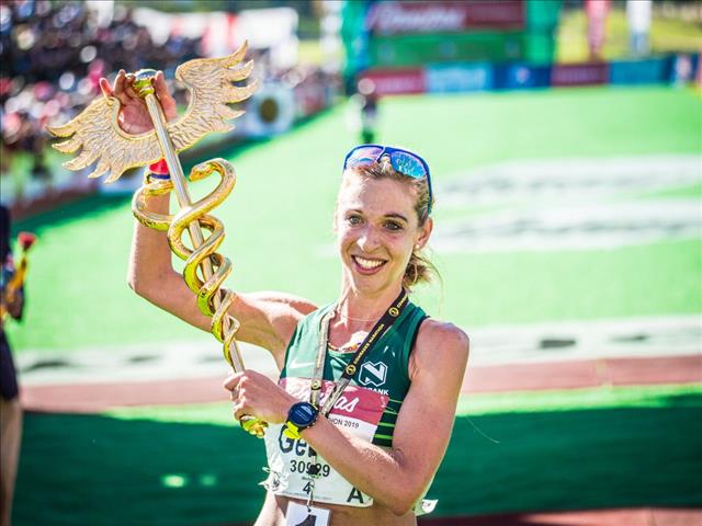 -TBB- Chatting to Gerda Steyn fresh from SMASHING the Comrades "up-run" record! | News Article