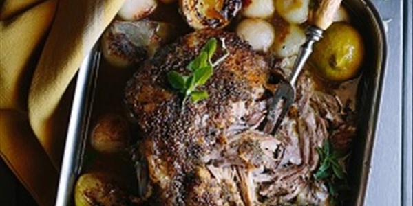 Lamb and Mutton SA - 'Cooking with Lamb':  Greek-style 8-hour fall-apart leg of lamb | News Article