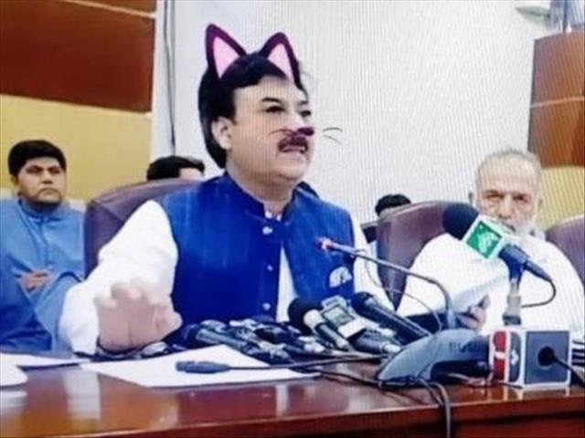-TBB- Wait! Is that the Facebook Cat Filter in the Pakistani Parliament? | News Article