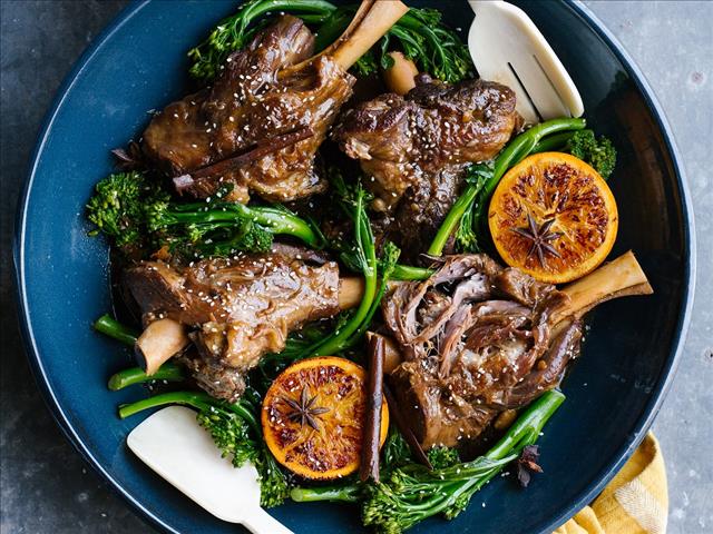 'Cooking with Lamb': Asian braised lamb shanks | News Article