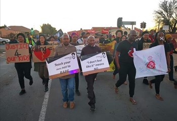 Stille optog in Kimberley gehou | OFM