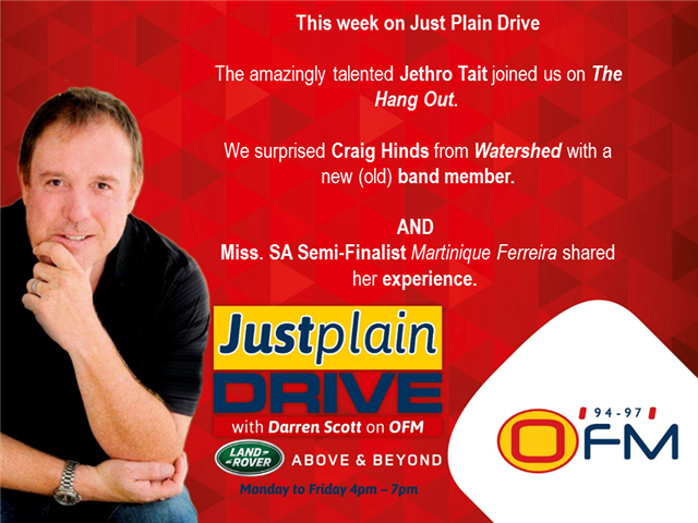 The Best Of Just Plain Drive 12 - 16 August 2019 | News Article