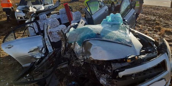 Family of three receiving medical care after N1 accident | News Article