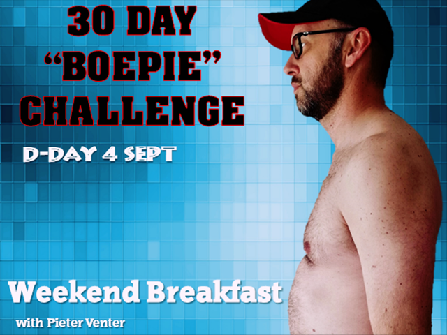 Pieter Venter's 30-Day Challenge | News Article