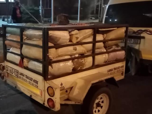 Man arrested with R12.8m worth of dagga in trailer | News Article