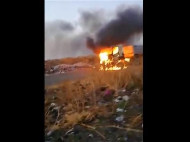 Two trucks torched in NW | News Article