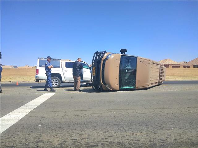 Military vehicle involved in car crash in Bloemfontein | News Article