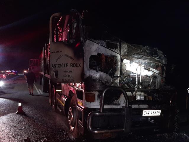 Manhunt follows torched FS trucks | News Article