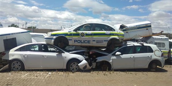 Hundreds of FS SAPS vehicles damaged - VIDEO, PHOTOS Hundreds of FS SAPS vehicles damaged - VIDEO, PHOTOS | News Article