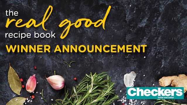 Real Good Recipe Book Winner Announcement