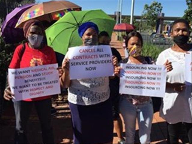 #UFS students gather to air grievances | News Article