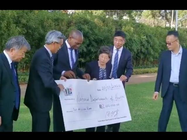 Chinese companies donate R3m in #coronavirus fight | News Article