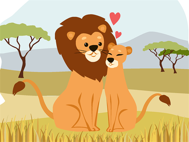 #OFMKinderhoekie - Twee leeus vind liefde by LIONSROCK | News Article