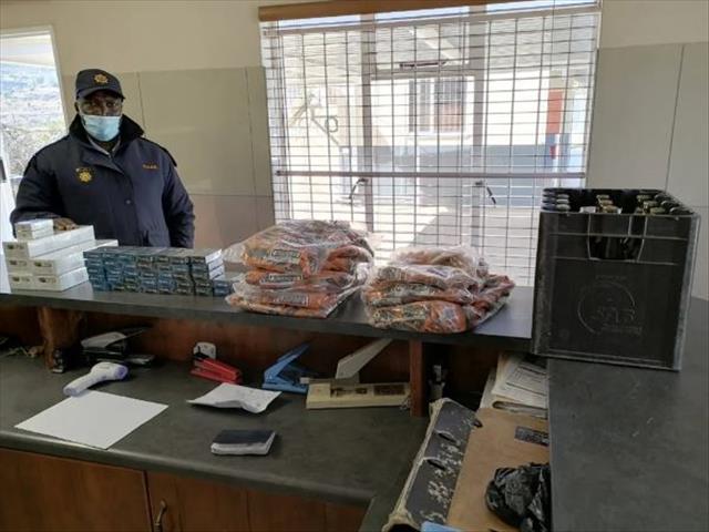 Cops find cigarettes, beer dumped near Lesotho border | News Article
