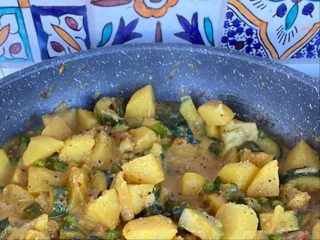 Ilse Cooks the Books: Potato and Pea Curry | News Article