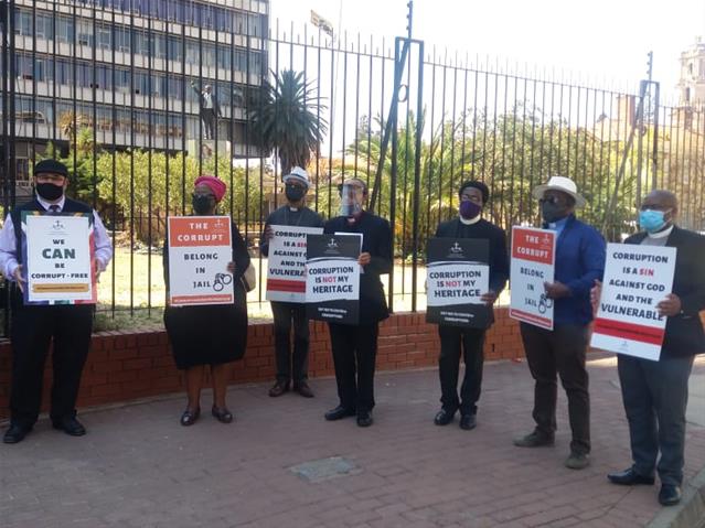 Bfn churches protest against #Covid19 corruption | News Article