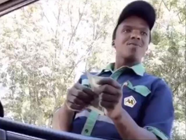 South Africans raise money for petrol attendant after prank | News Article