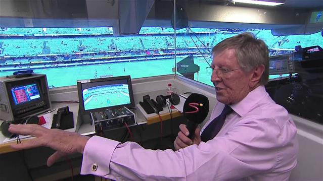 Iconic commentator Hugh Bladen's best moment | News Article
