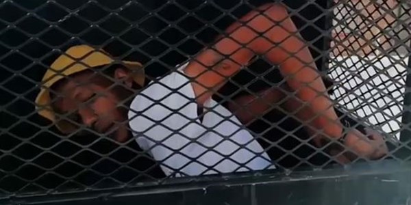 #Exclusive #BreakingNews: FS suspect detained in dog cage - VIDEO | News Article