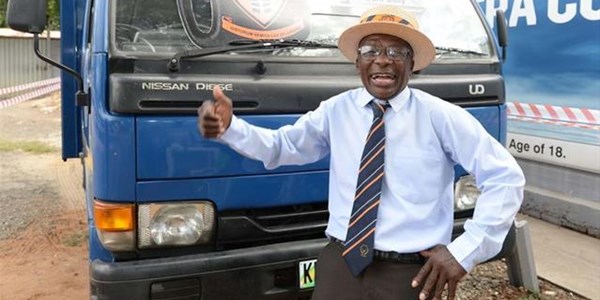 Potch old boys gift retired groundsman a truck Potch old boys gift retired groundsman a truck | News Article