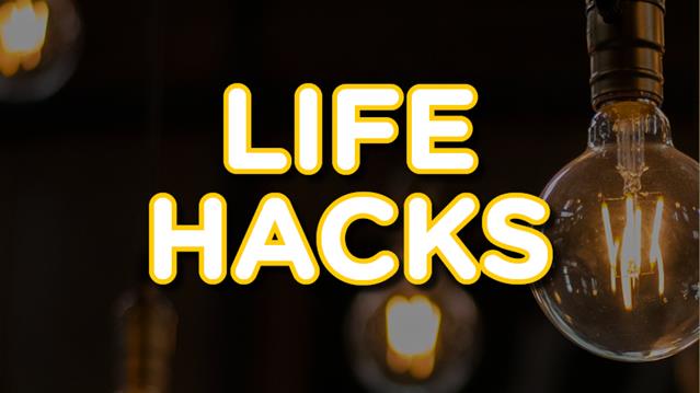 Lifehacks - Weekend D.I.Y | News Article