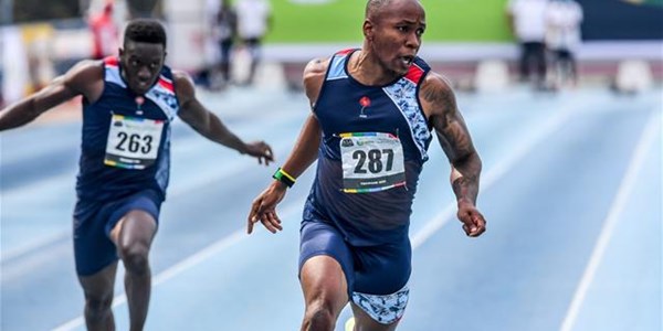 Strong wind denies Simbine of new national record | News Article