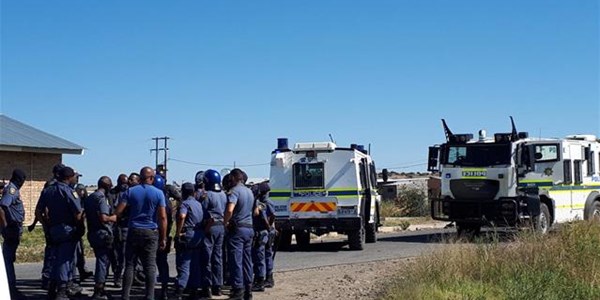Winburg protests: Police maintain strong presence | News Article