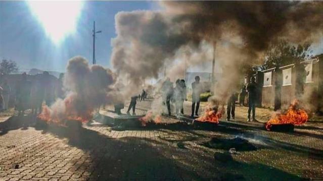 Several parts of Qwaqwa covered by protests' smoke | News Article